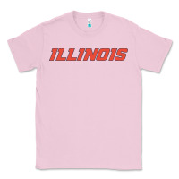 Bubblegum Pink illinois fighting illini Classic Tee - linhVisuals