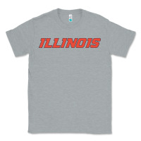 Heather Grey illinois fighting illini Classic Tee - linhVisuals