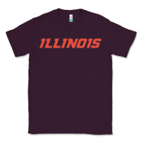 Plum illinois fighting illini Classic Tee - linhVisuals