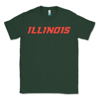 Sports Green illinois fighting illini Classic Tee - linhVisuals