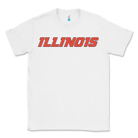 White illinois fighting illini Classic Tee - linhVisuals