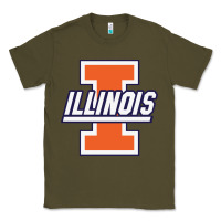 Army Green illinois fighting illini Classic Tee - linhVisuals