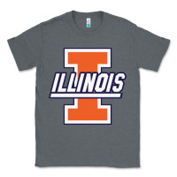 Charcoal Heather illinois fighting illini Classic Tee - linhVisuals