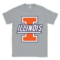 Heather Grey illinois fighting illini Classic Tee - linhVisuals