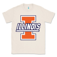 Natural illinois fighting illini Classic Tee - linhVisuals