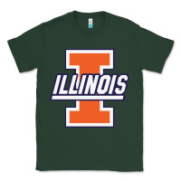 Sports Green illinois fighting illini Classic Tee - linhVisuals