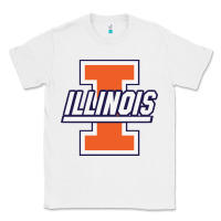 White illinois fighting illini Classic Tee - linhVisuals