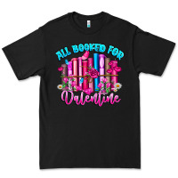 Black All Booked For Valentines Premium Tee - CowhideDigitalArt