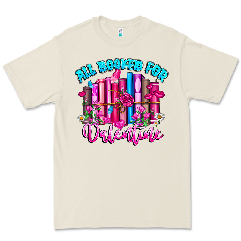 All Booked For Valentines Premium Tee by CowhideDigitalArt | Teevron