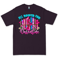 Plum All Booked For Valentines Premium Tee - CowhideDigitalArt
