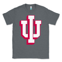 Charcoal Heather indiana hoosiers Classic Tee - linhVisuals