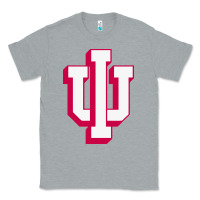 Heather Grey indiana hoosiers Classic Tee - linhVisuals