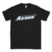 Black akron university Classic Tee - linhVisuals