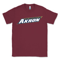 Burgundy akron university Classic Tee - linhVisuals