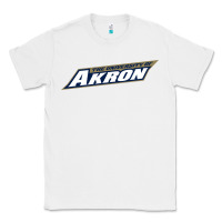White akron university Classic Tee - linhVisuals