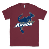 Burgundy university of akron Classic Tee - linhVisuals