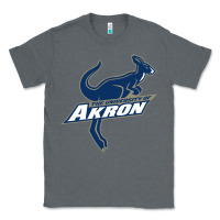 Charcoal Heather university of akron Classic Tee - linhVisuals