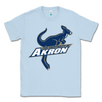 Dusty Blue university of akron Classic Tee - linhVisuals
