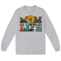 Moon Dust western cowhide leopard turquoise  leather aztec sunflower mom Long Sleeve Tee - Artiststas