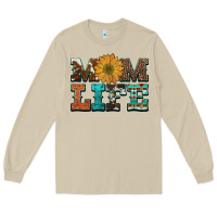 Mushroom western cowhide leopard turquoise  leather aztec sunflower mom Long Sleeve Tee - Artiststas