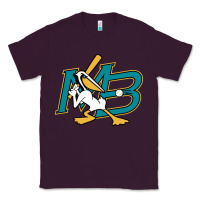 Plum the myrtle beach pelicans baseball Classic Tee - linhVisuals