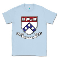 Dusty Blue the pennsylvania quakers Classic Tee - linhVisuals