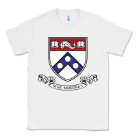 White the pennsylvania quakers Classic Tee - linhVisuals