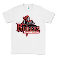 White the rutgers scarlet knights Classic Tee - linhVisuals