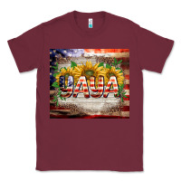 Burgundy patriotic yaya tumbler Classic Tee - BarkalooDesign