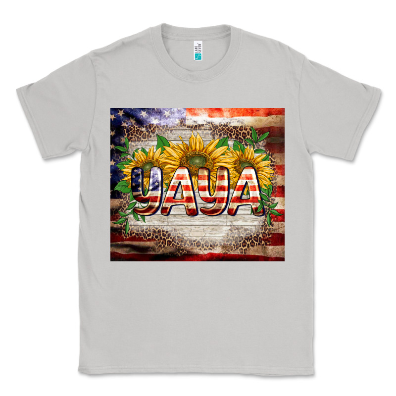 Patriotic Yaya Tumbler Classic Tee by BarkalooDesign | Teevron