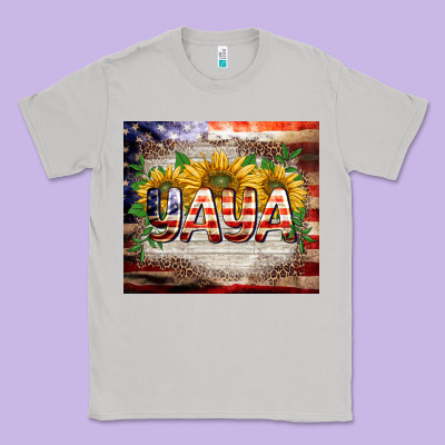 Patriotic Yaya Tumbler Classic Tee Designed By Barkaloodesign