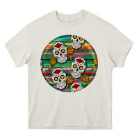 Cream hispanic heritage month round earrings 4 Heavy Core Tee - BundleAndBundleShop
