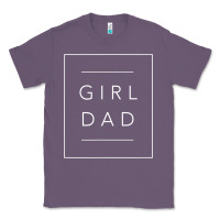 Lavender father of girls tee, proud new girl dad t shirt Classic Tee - linhVisuals