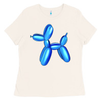 Bone Blue Dog Balloon Ladies Tee - Artiststas