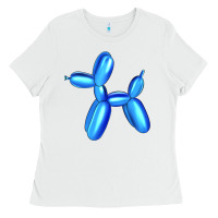 Blue Dog Balloon Ladies Tee | Teevron