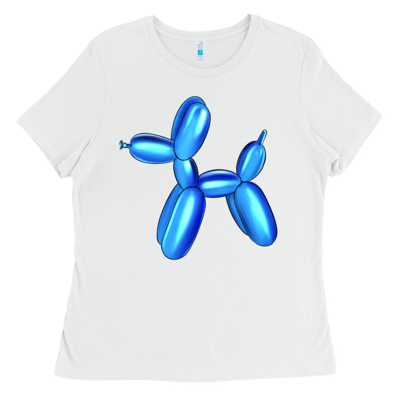Blue Dog Balloon Ladies Tee by Artiststas | Teevron