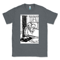 Charcoal Heather calvin Classic Tee - linhVisuals