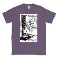 Lavender calvin Classic Tee - linhVisuals