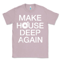 Lilac make house deep again house music turntable t shirt Classic Tee - linhVisuals