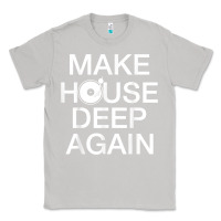 Moon Dust make house deep again house music turntable t shirt Classic Tee - linhVisuals