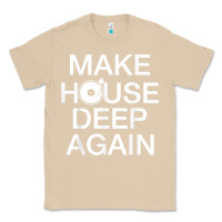 Mushroom make house deep again house music turntable t shirt Classic Tee - linhVisuals