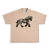 Burro Belgian Horse Urban Heavy Tee - LillyAllenDesigns