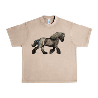French Oak Belgian Horse Urban Heavy Tee - LillyAllenDesigns