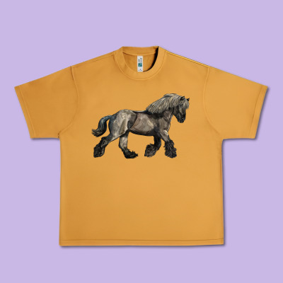 Belgian Horse Urban Heavy Tee Designed By Lillyallendesigns