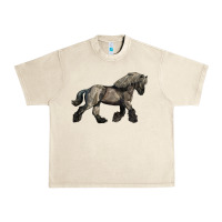 Sandshell Belgian Horse Urban Heavy Tee - LillyAllenDesigns