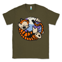 Army Green calvin Classic Tee - linhVisuals