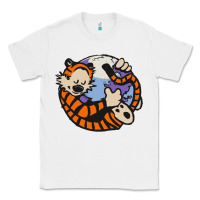 White calvin Classic Tee - linhVisuals