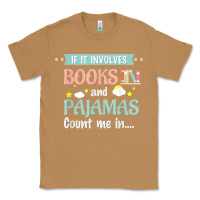 Toasted Coconut if it involves books and pajamas book lover gift tee t shirt Classic Tee - linhVisuals