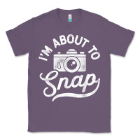 Lavender i'm about to snap photography photographer camera men women t shirt Classic Tee - linhVisuals