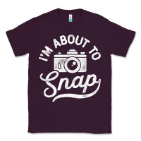 Plum i'm about to snap photography photographer camera men women t shirt Classic Tee - linhVisuals